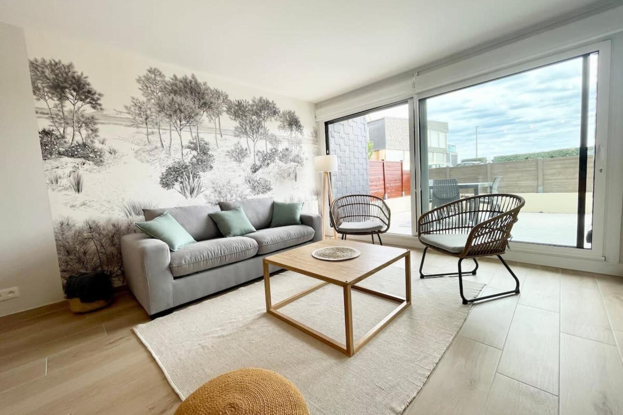 T3 Neuf Archi Cocooning Terrasse Face A La Mer Ploemeur Buitenkant foto