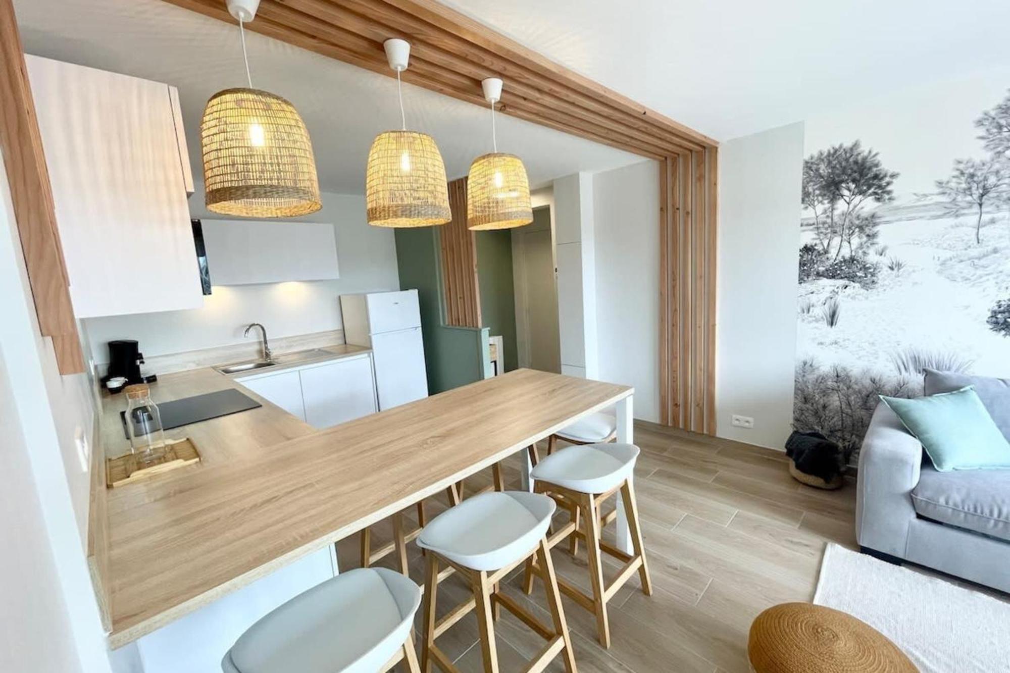 T3 Neuf Archi Cocooning Terrasse Face A La Mer Ploemeur Buitenkant foto